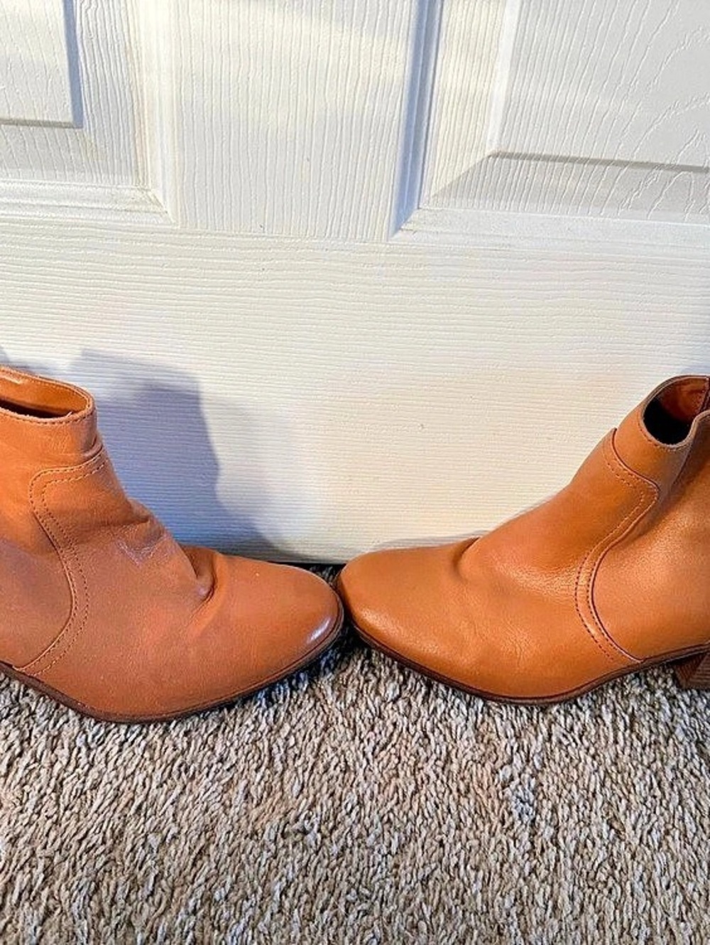 Tory Burch Brown Leather Ankle Boots